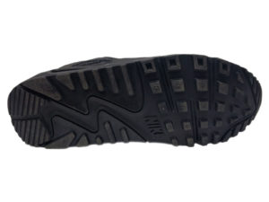 Зимние Nike Air Max 90 VT Low Leather Fur черные - фото подошвы