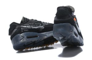 Nike Air Max 90 All Black OFF-WHITE x (40-44)