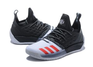 Adidas Harden Vol.2 черные с серым и красным (40-45)
