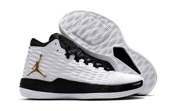 Nike Air Jordan Melo M13 белые с черным (40-44)