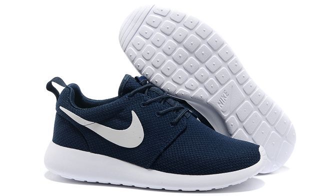 Nike Roshe Run синие с белым (39-44)