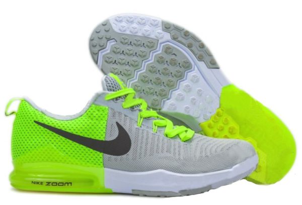 Nike Zoom Train Action серые с зеленым (40-44)