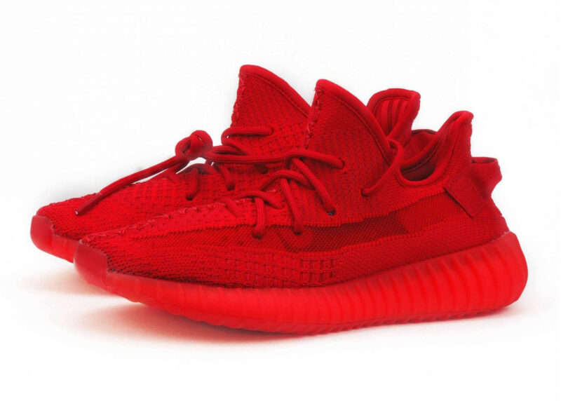 Adidas Yeezy Boost 350 V2 Static red «Glow» (35-44)