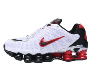 Nike Shox TL белые с черным и красным (40-44)
