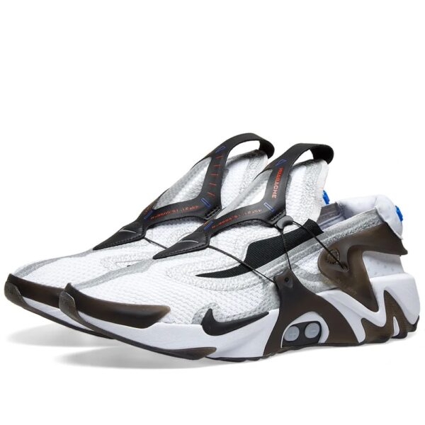 Nike Adapt Huarache белые с черным (40-44)