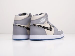 Dior x Nike Air Jordan 1 бело-серые (36-45)