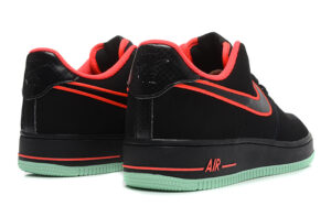 Nike Air Force 1 Low черные с красным (35-44)