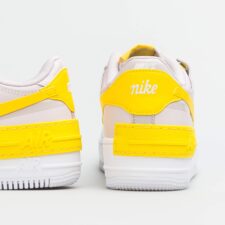 Nike Air Force 1 Shadow белые с желтым (35-39)