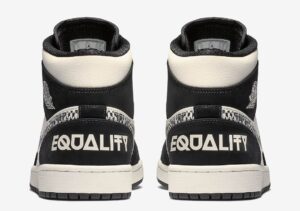 Nike Air Jordan 1 EQUALITY 2019 черно-белые (40-44)
