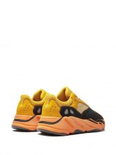 Adidas Yeezy Boost 700 Sun желтые с черным и синим замшевые мужские-женские (35-44)