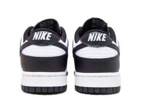 Nike Dunk Low Retro White Black черно-белые кожаные мужские-женские (35-44)