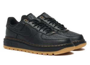 Nike Air Force 1 Luxe черные кожаные мужские-женские (40-44)